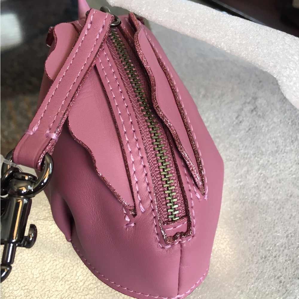 Coach Pink "Uni Coin" Unicorn Coin Purse / Bag Charm Rare NWT - Picture 3 of 3